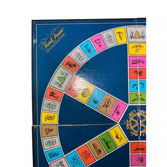 Trivial Pursuit Original Game Board Only 1981 Vintage - Picture 4 of 12